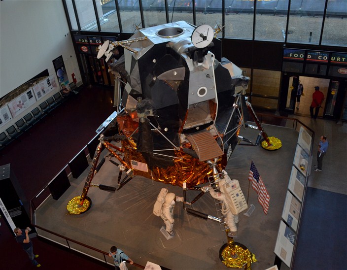 Apollo 11 module in the Air and Space Museum